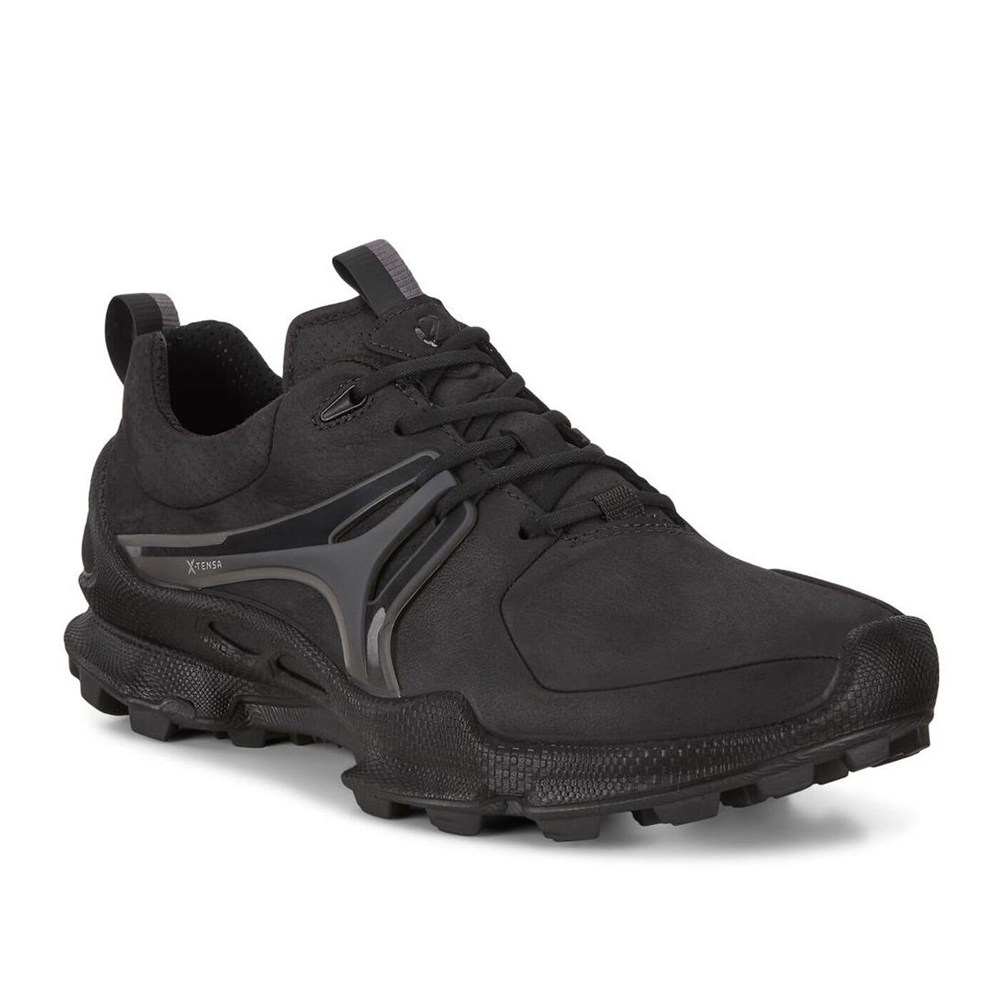 Mens Hiking Shoes - ECCO Biom C-Trail Low - Black - 0543MDASJ